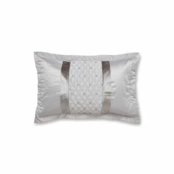 Alternative view of Catherine Lansfield Set Of 2 Silver Sequin Cluster Pillowshams