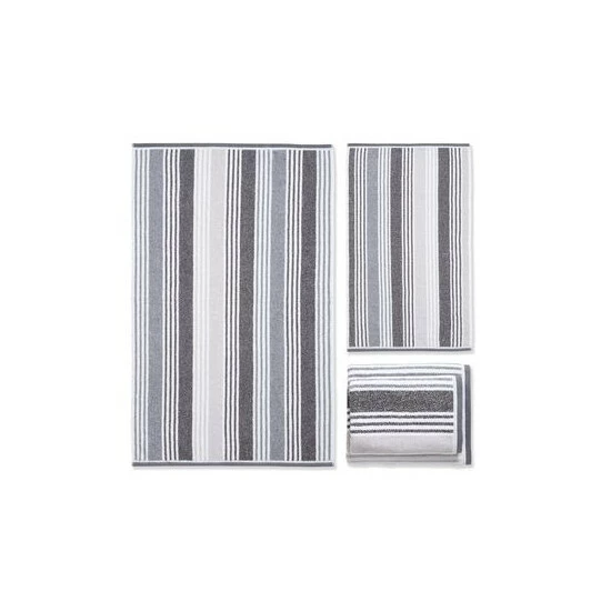 Catherine Lansfield 4 Piece Grey Towel Bale 4 Catherine Lansfield 4 Piece Grey Towel Bale - Image 4