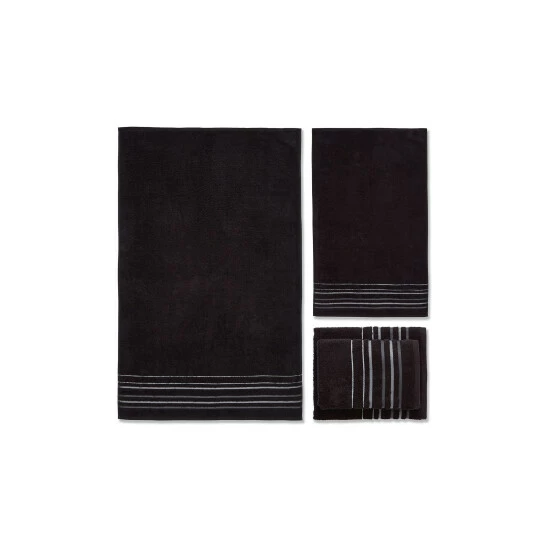 Catherine Lansfield Black Towel Bale 2 Catherine Lansfield Black Towel Bale - Image 2