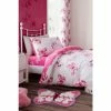 Catherine Lansfield Kids Pink Kids Butterfly Easy Care Duvet Cover And Pillowcase Set