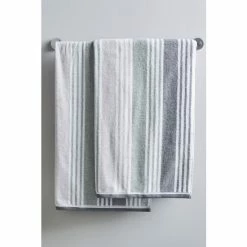 Catherine Lansfield Set Of 2 Green Towels