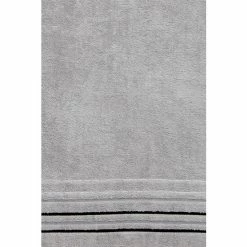Alternative view of Catherine Lansfield Set Of 2 Grey Java Stripe Cotton Towels