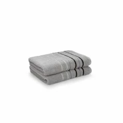 Catherine Lansfield Set Of 2 Grey Java Stripe Cotton Towels -Catherine Lansfield Shop unnamed file 3473