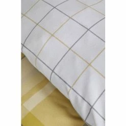 Catherine Lansfield Yellow Brushed Check Reversible Duvet Cover And Pillowcase Set 8 Catherine Lansfield Yellow Brushed Check Reversible Duvet Cover And Pillowcase Set -Catherine Lansfield Shop unnamed file 351