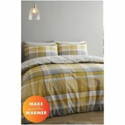 Catherine Lansfield Yellow Brushed Check Reversible Duvet Cover And Pillowcase Set 9 Catherine Lansfield Yellow Brushed Check Reversible Duvet Cover And Pillowcase Set -Catherine Lansfield Shop unnamed file 352