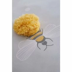 Alternative view of Catherine Lansfield Yellow Sweet As Can Bee Pom Pom Duvet Cover And Pillowcase Set
