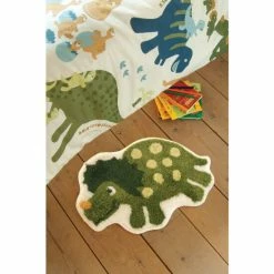 Catherine Lansfield Green Dino Rug