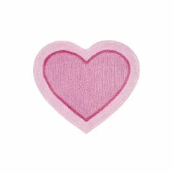 Catherine Lansfield Pink Heart Rug