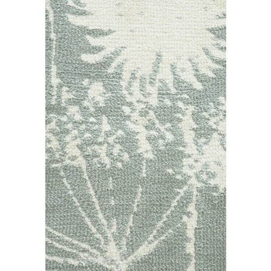 Catherine Lansfield Green Meadowsweet Floral Woven Rug 5 Catherine Lansfield Green Meadowsweet Floral Woven Rug - Image 5