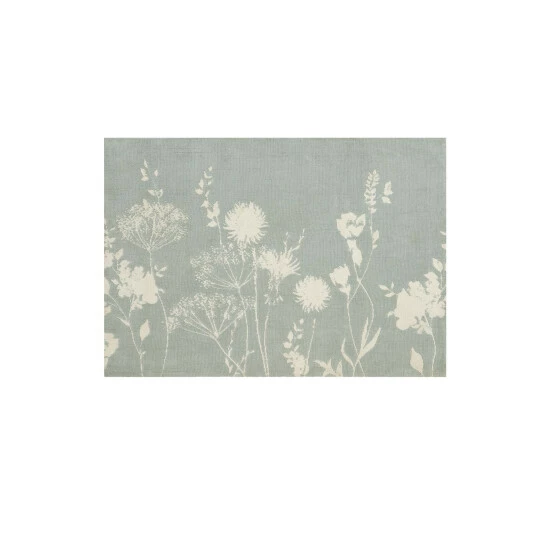 Catherine Lansfield Green Meadowsweet Floral Woven Rug 6 Catherine Lansfield Green Meadowsweet Floral Woven Rug - Image 6