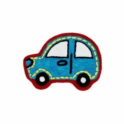 Catherine Lansfield Blue Car Rug