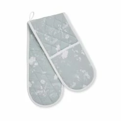 Alternative view of Catherine Lansfield Green Meadowsweet Floral Double Oven Glove