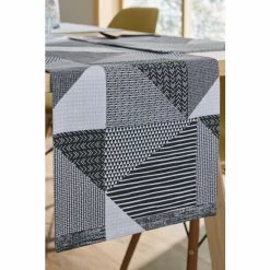 Catherine Lansfield Grey Larsson Geo Woven Runner