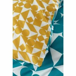 Catherine Lansfield Yellow Retro Geo Reversible Duvet Cover And Pillowcase Set -Catherine Lansfield Shop unnamed file 375