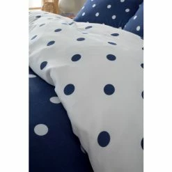 Catherine Lansfield Blue Brushed Spot Reversible Duvet Cover And Pillowcase Set -Catherine Lansfield Shop unnamed file 448