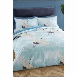 Catherine Lansfield Blue Cranes Reversible Duvet Cover And Pillowcase Set -Catherine Lansfield Shop unnamed file 522