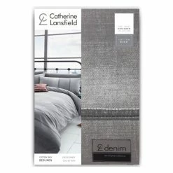 Catherine Lansfield Grey Denim Duvet Cover And Pillowcase Set 2 Catherine Lansfield Grey Denim Duvet Cover And Pillowcase Set -Catherine Lansfield Shop unnamed file 545