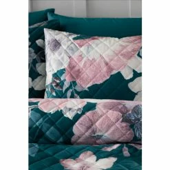 Catherine Lansfield Teal Blue Shewsbury Digital Print Velvet Pinsonic Duvet Cover And Pillowcase Set -Catherine Lansfield Shop unnamed file 572