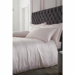 Catherine Lansfield Blush Pink Silky Soft Satin Duvet Cover And Pillowcase Set