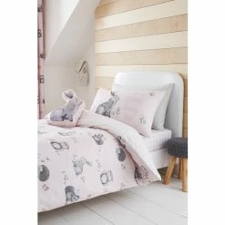 Alternative view of Catherine Lansfield Pink Woodland Friends Easy Care Duvet Cover And Pillowcase Set