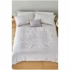 Catherine Lansfield Grey Bee Happy Duvet Cover And Pillowcase Set