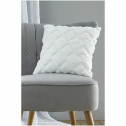 Catherine Lansfield Pink Cosy Diamond Cushion -Catherine Lansfield Shop unnamed file 771