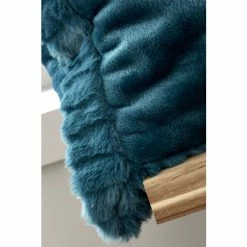 Catherine Lansfield Teal Blue Velvet And Faux Fur Cushion -Catherine Lansfield Shop unnamed file 830