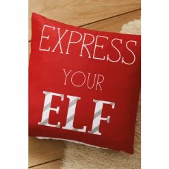 Alternative view of Catherine Lansfield Red Express Your Elf Gonk Christmas Cushion