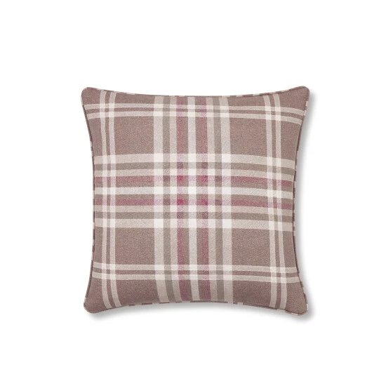 Catherine Lansfield Natural Tweed Woven Check Cushion 3 Catherine Lansfield Natural Tweed Woven Check Cushion - Image 3