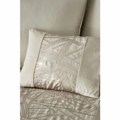 Catherine Lansfield Champagne Gold Velvet Sparkle Cushion