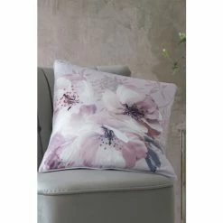 Catherine Lansfield Blush Pink Dramatic Floral Cushion