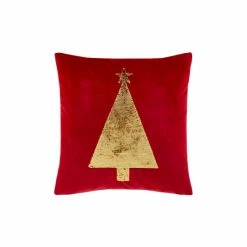 Catherine Lansfield Red Sequin Christmas Tree Cushion