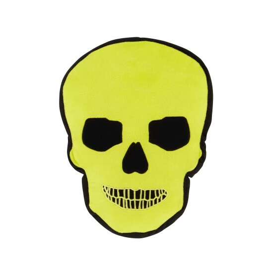 Catherine Lansfield Green Skulls Cushion 1 Catherine Lansfield Green Skulls Cushion
